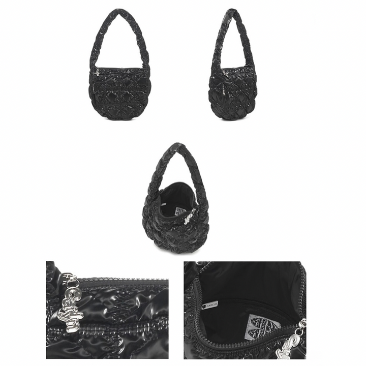 Carlyn Soft M in Black Glossy