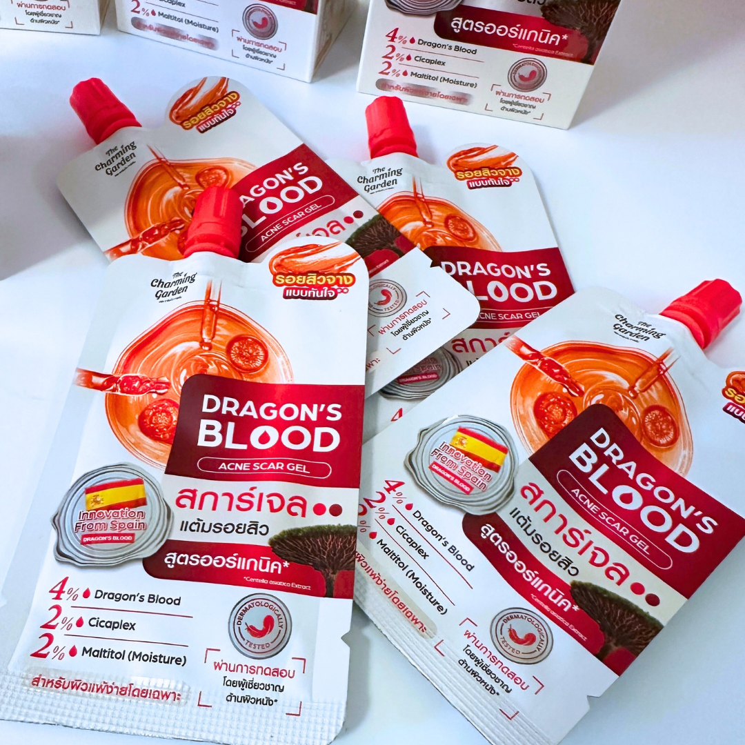The Charming Garden Dragon's Blood Acne Scar 7g. (6 Sachets)
