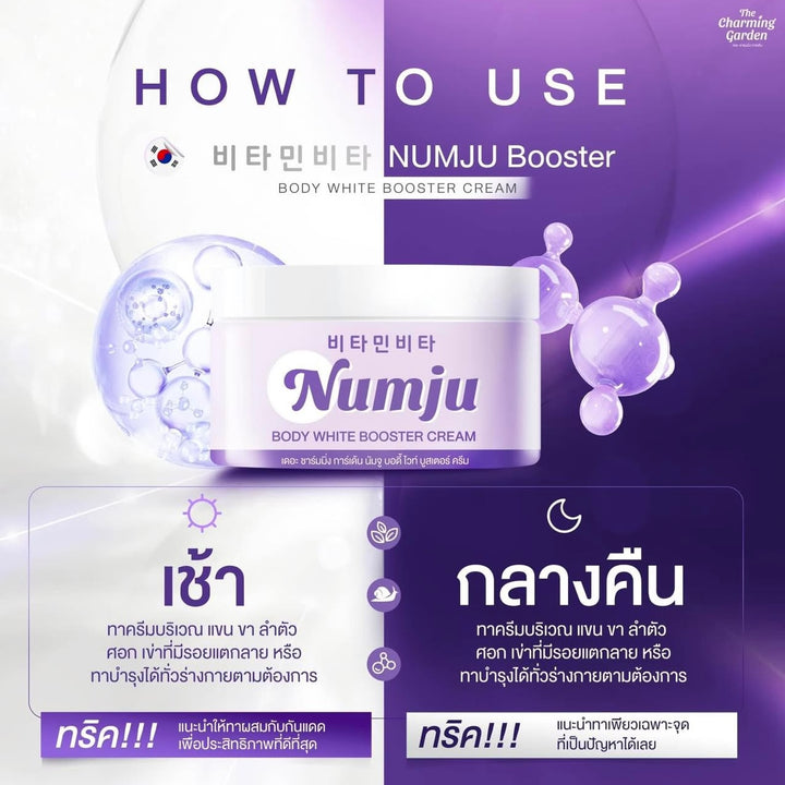 Numju Whitening Lotion/ Numju White Booster Cream