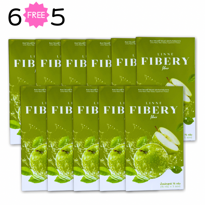 Linne Fibery Fiber Green Apple / 6 free 5