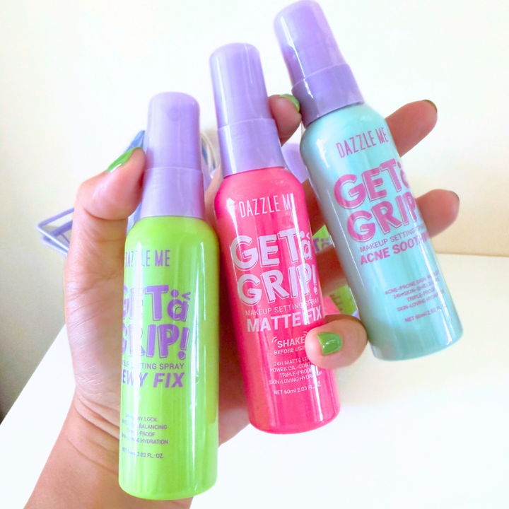 Dazzle Me Get A Grip Makeup Setting Spray 60ml (Dewy Fix/Matte Fix)