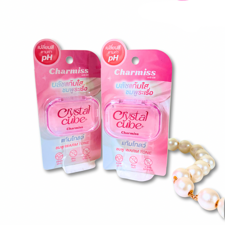 Crystal Clear Blush that changes color with your PH