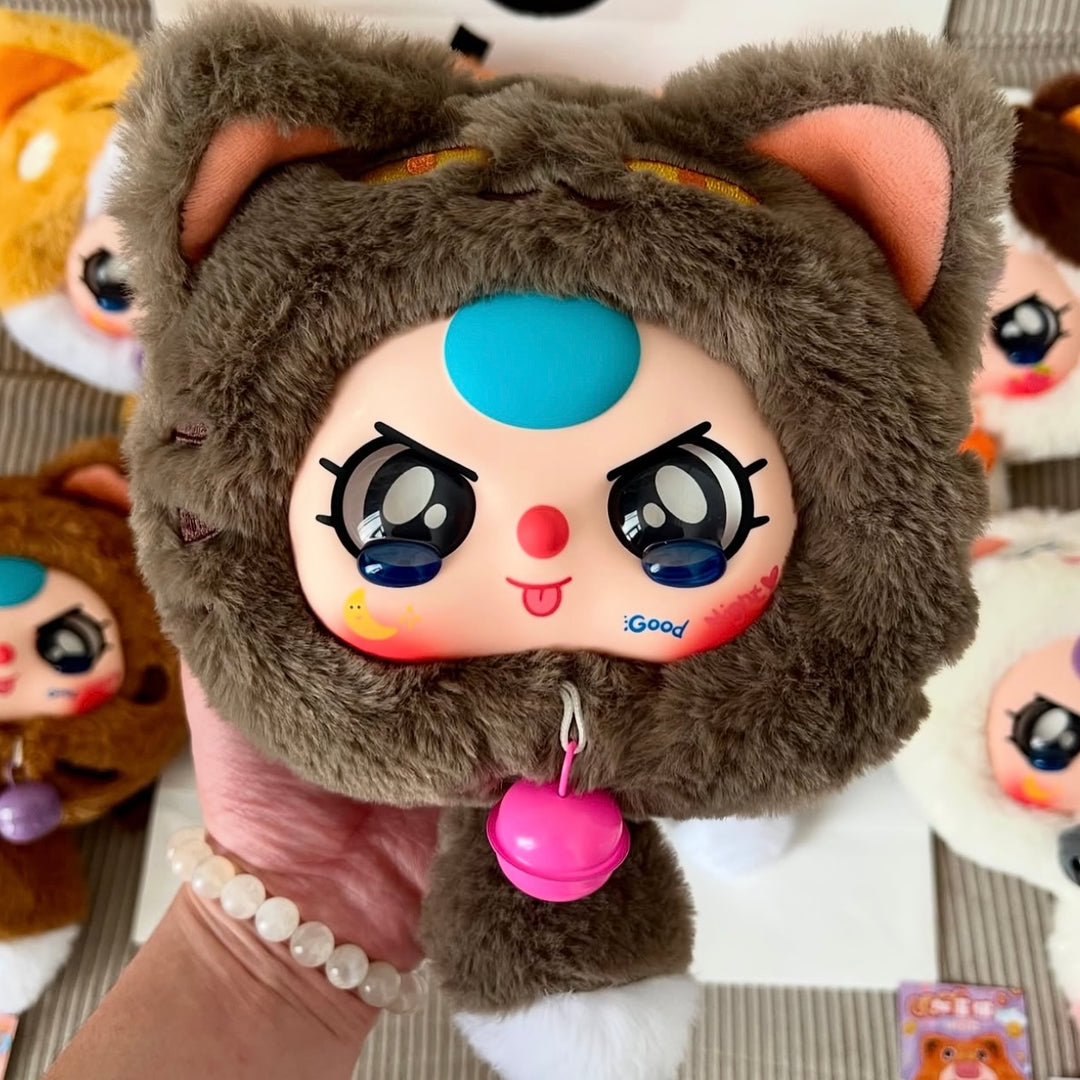 Baby Three Lucky Cat Zipper Bag Blindbox
