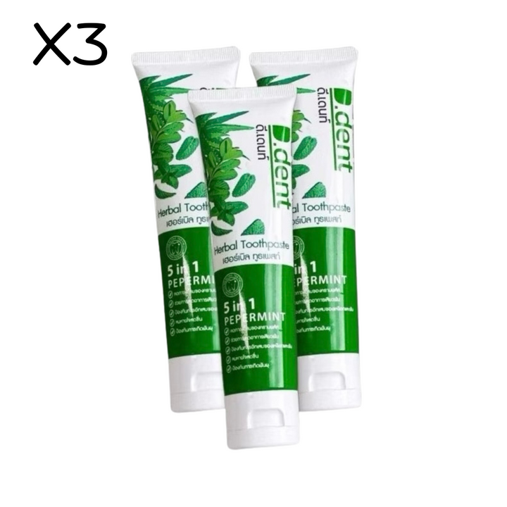 D-Dent Herbal Toothpaste / 3 Tubes