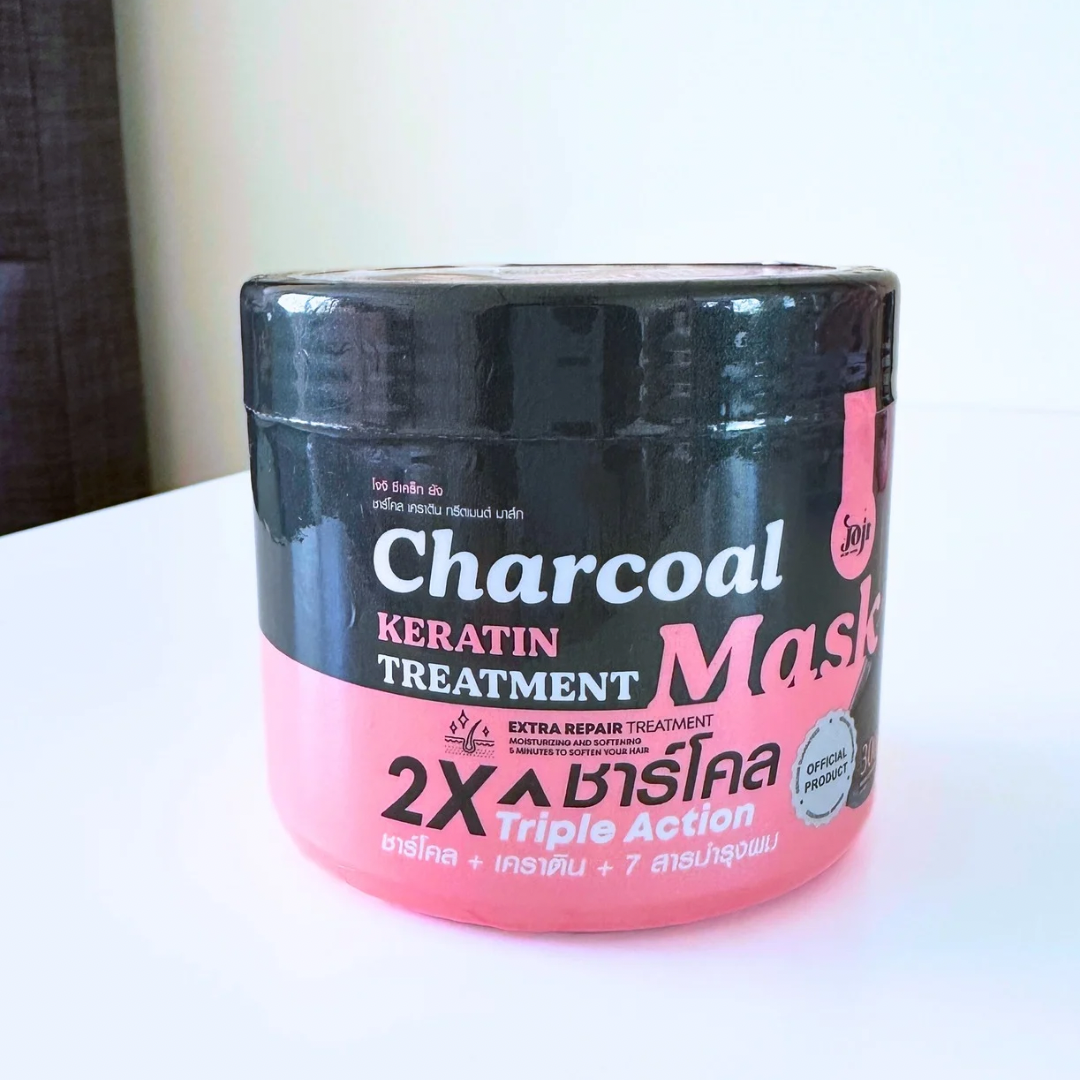 2x JOJI Secret Young Charcoal Keratin Treatment Damaged Hair Mask Restore