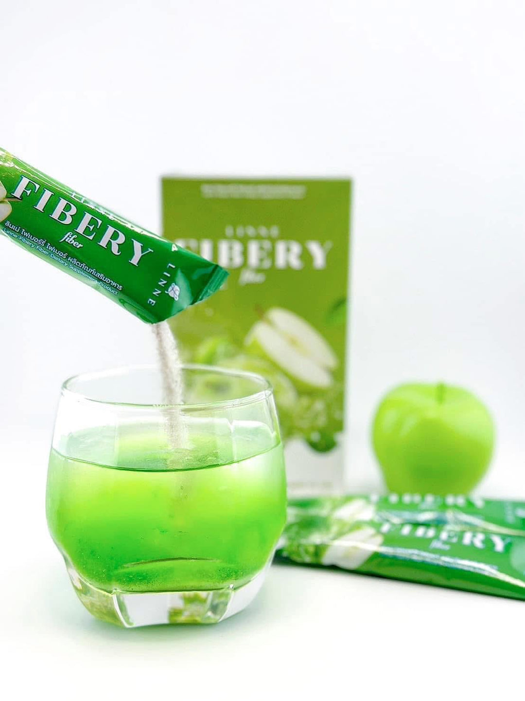 Linne Fibery Fiber Green Apple / 6 free 5