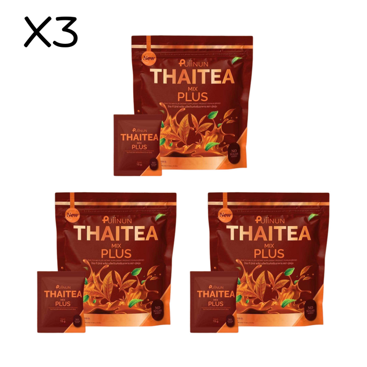 Puiinun Thaitea Mix Plus / 3 PACKS