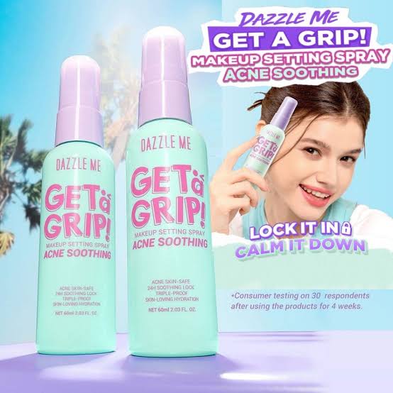 Dazzle Me Get A Grip Makeup Setting Acne Soothing