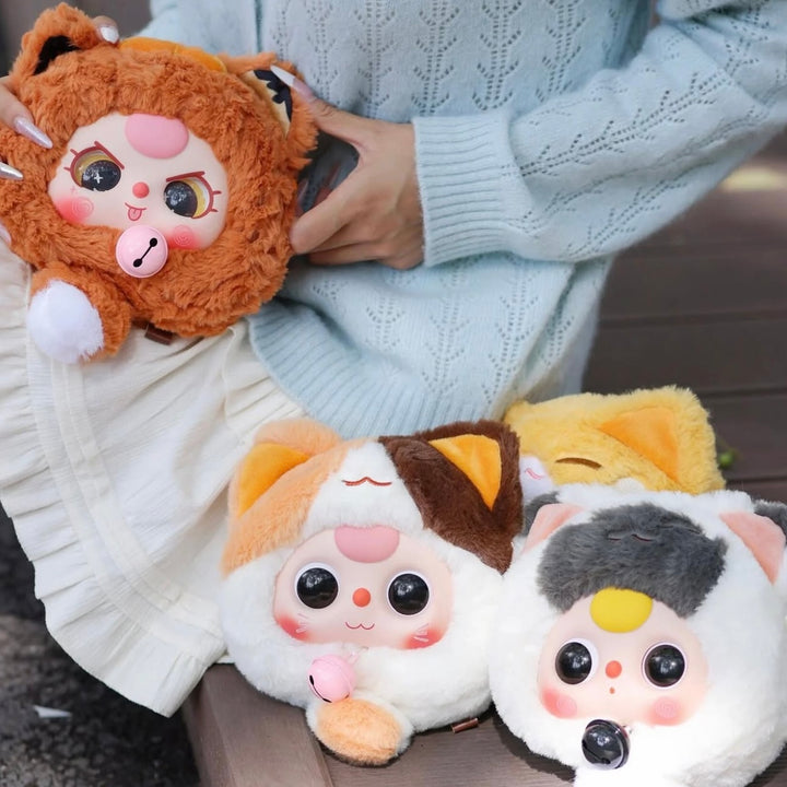 Baby Three Lucky Cat Zipper Bag Blindbox