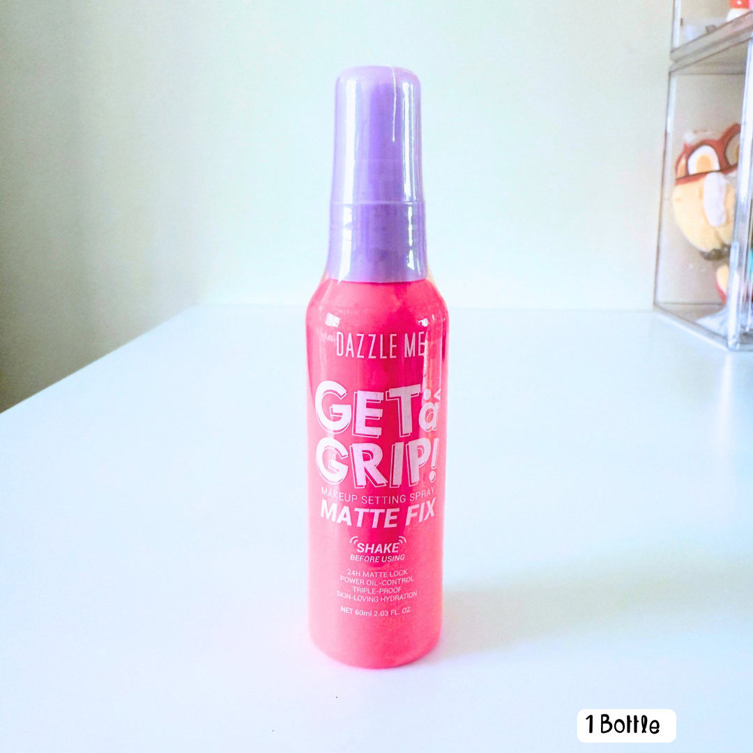 Dazzle Me Get A Grip Makeup Setting Spray 60ml (Dewy Fix/Matte Fix)