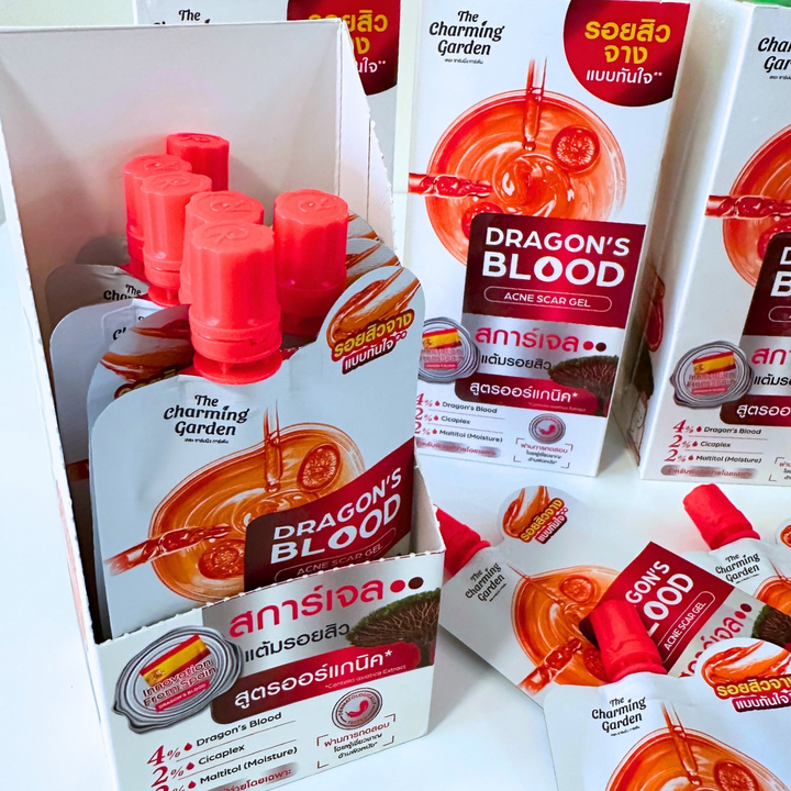 The Charming Garden Dragon's Blood Acne Scar 7g. (6 Sachets)