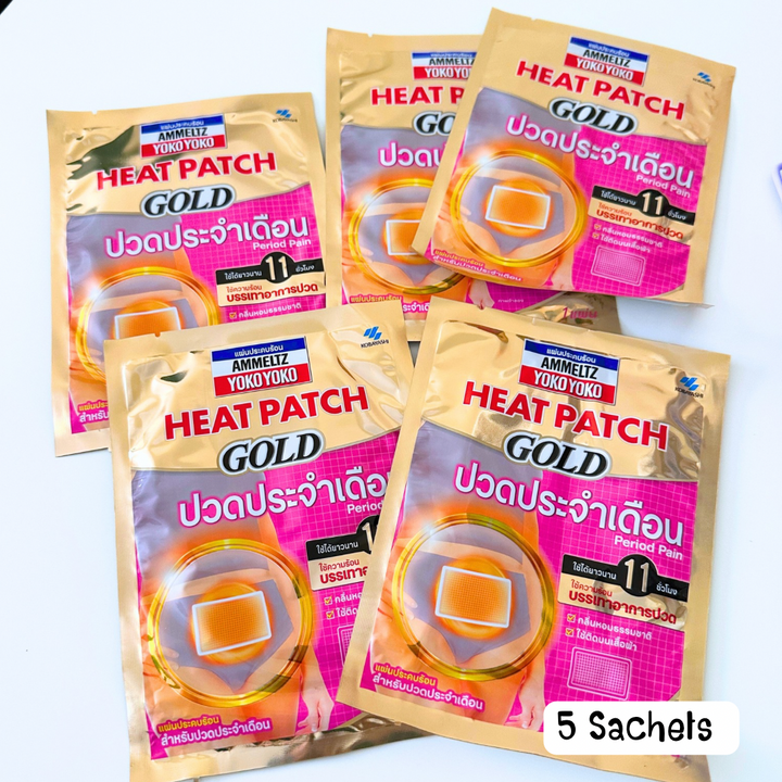 Ammetz Yoko Yoko Heat Patch Gold-สูตรสำหรับปวดประจำเดือน