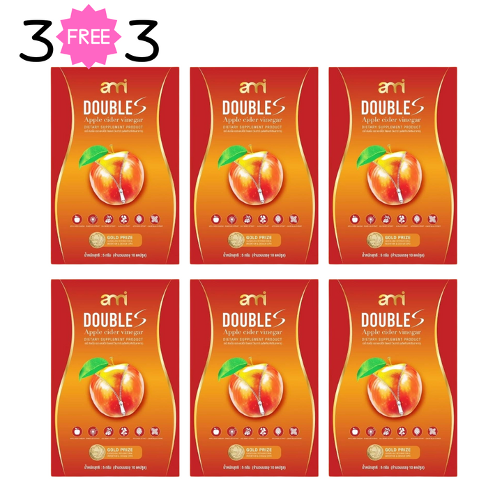 Ami Double S Apple Cider Vinegar / 3 FREE 3