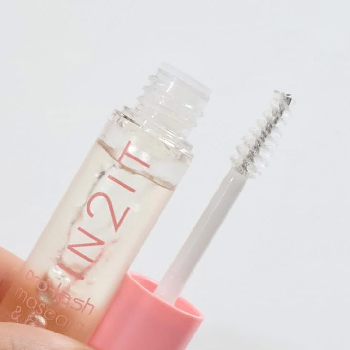 In2It Pro-Lash Mascara&Base 6.5g แบบใส ปัดขนตา เซ็ทขนคิ้ว บำรุงขนตาให้ยาวไว
