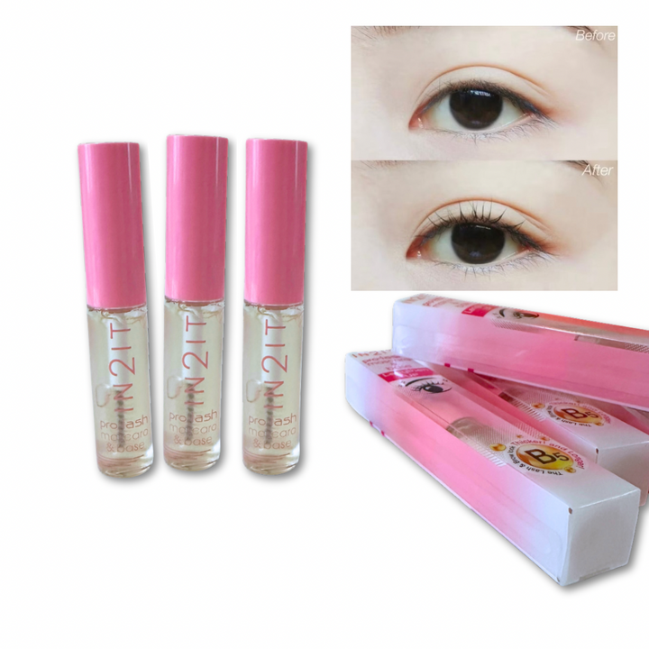 In2It Pro-Lash Mascara&Base 6.5g แบบใส ปัดขนตา เซ็ทขนคิ้ว บำรุงขนตาให้ยาวไว