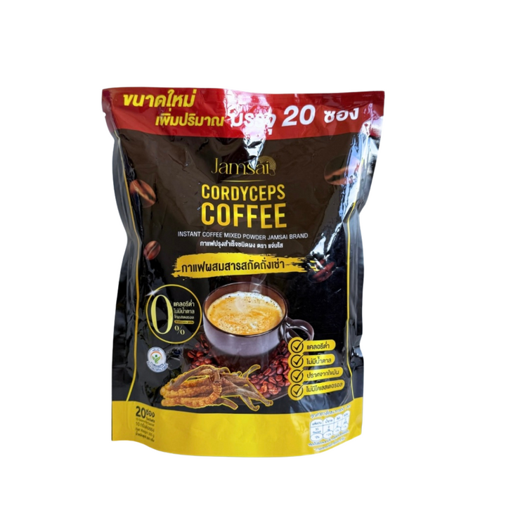 Jamsai  Cordyceps Gold Coffee กาแฟถั่งเช่า