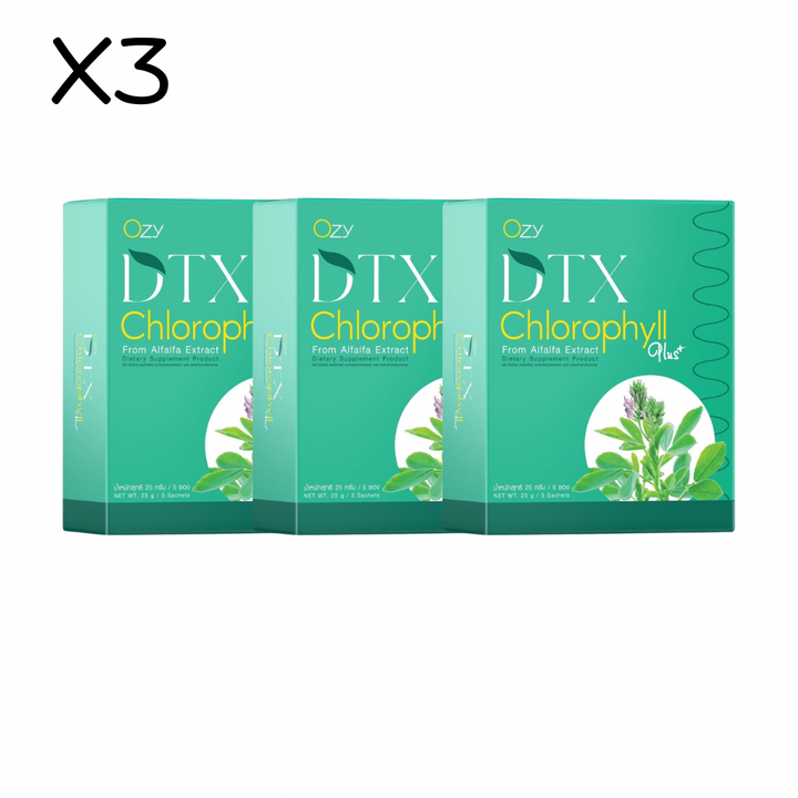 DTX Chlorophyll by Ning Panita Detox Dietary Supplement / 3 BOXES