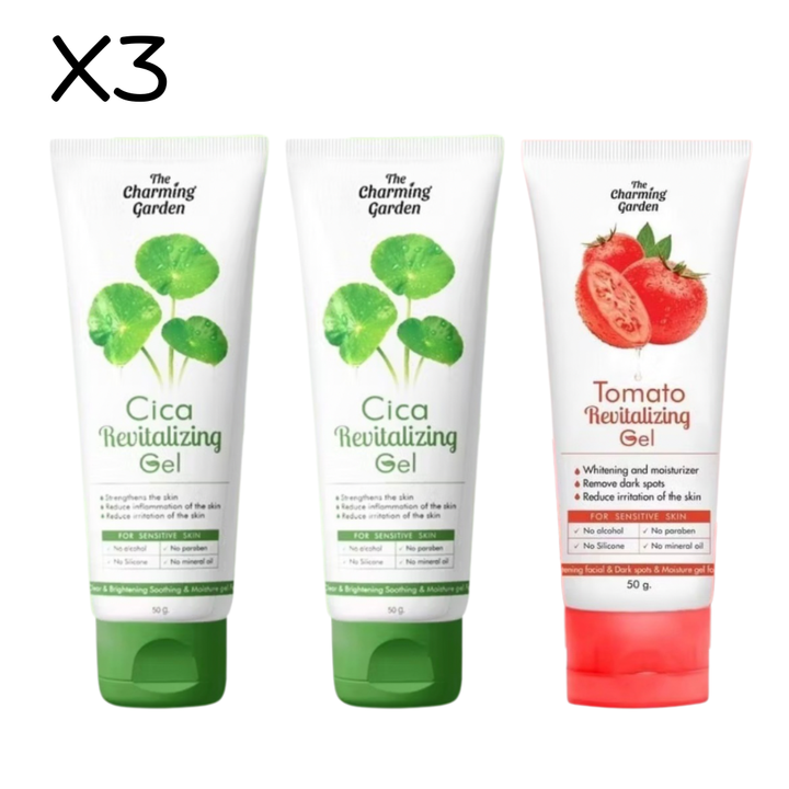 The Charming Garden Cica & Tomato Revitalizing Gel / 3 Tubes
