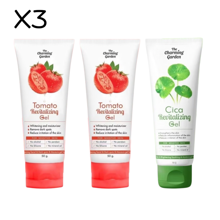 The Charming Garden Tomato & Cica Revitalizing Gel / 3 Tubes