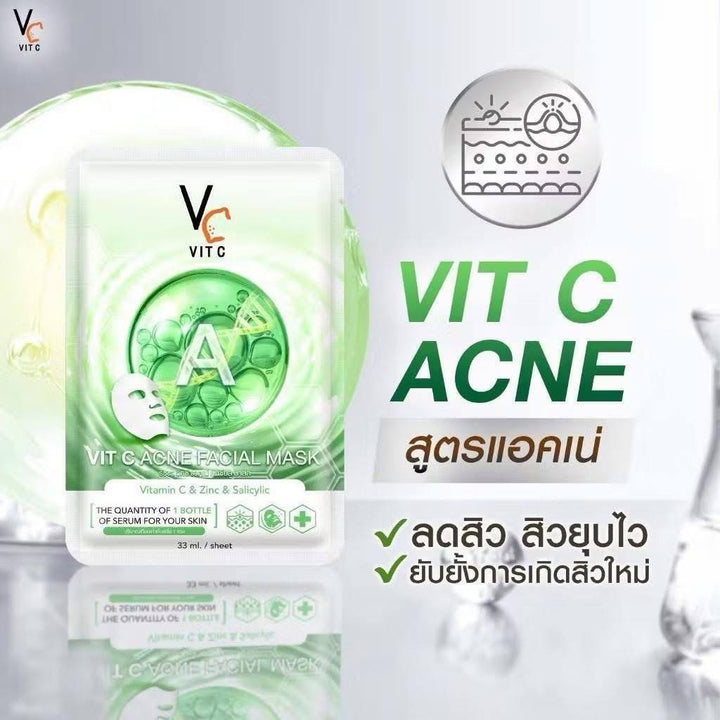 VIT C ACNE MASK / 6 PCS