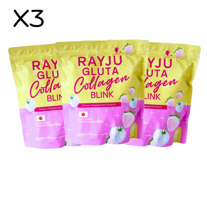 RAYJU GLUTA + COLLAGEN BLUNK / 3  Packs