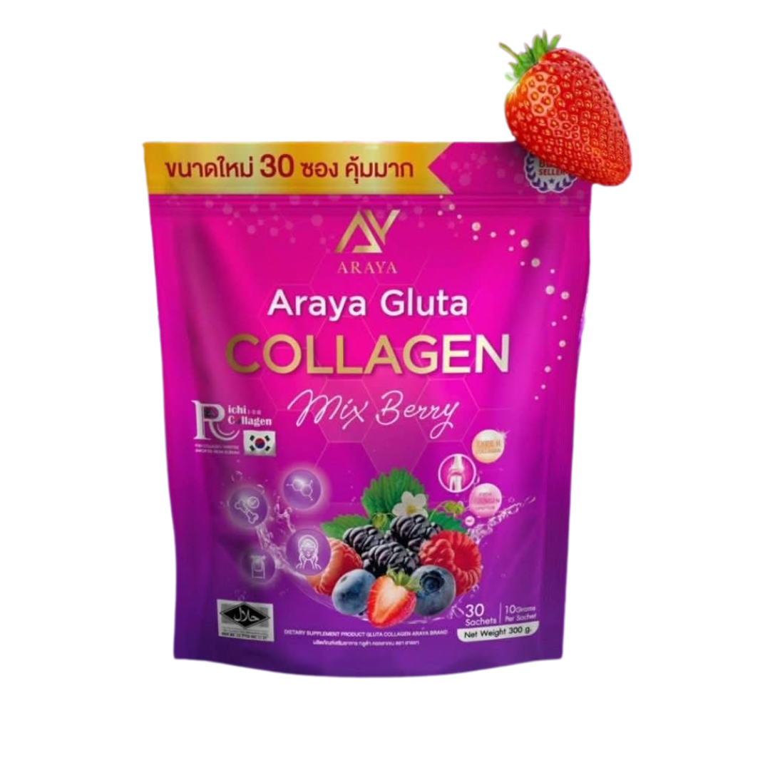 Araya Gluta Collagen Mix Berry