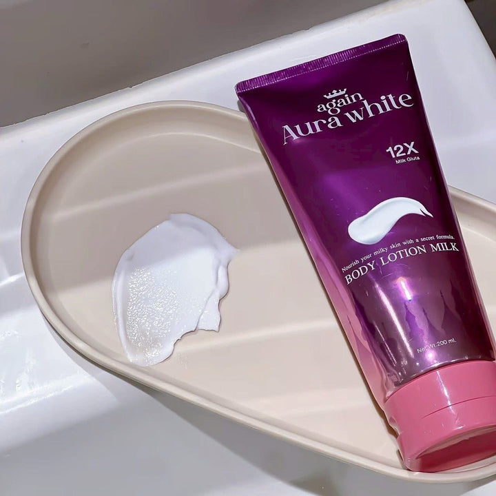 Again Aura White BODY LOTION MILK
