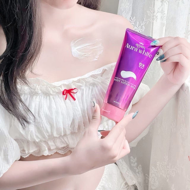 Again Aura White BODY LOTION MILK