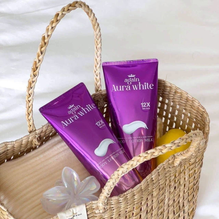 Again Aura White BODY LOTION MILK