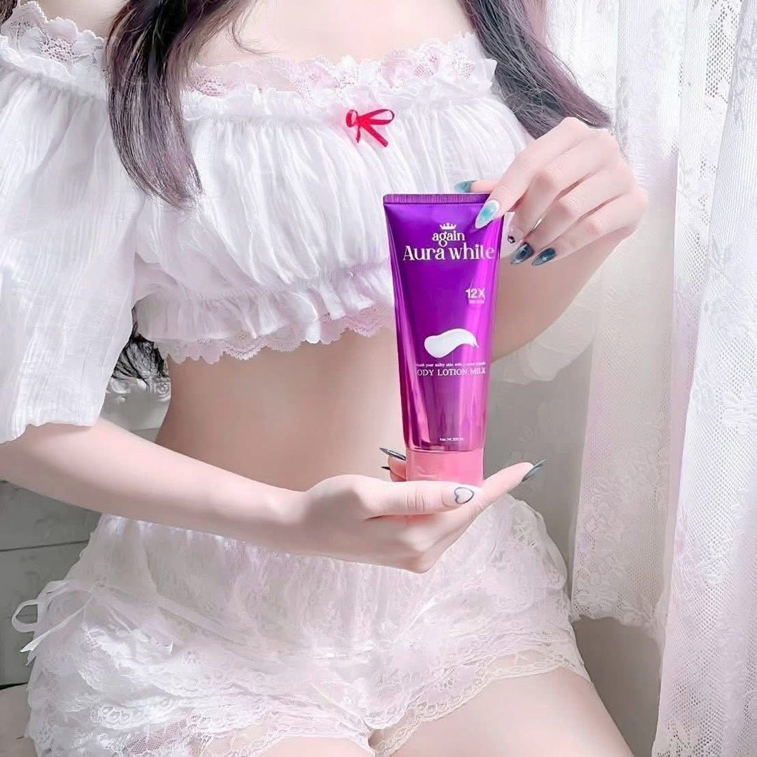 Again Aura White BODY LOTION MILK