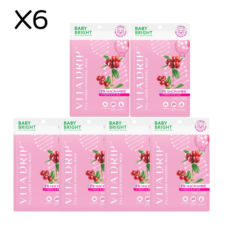 Baby Bright Hydrogel Mask VITA DRIP™ / 6 PACKS