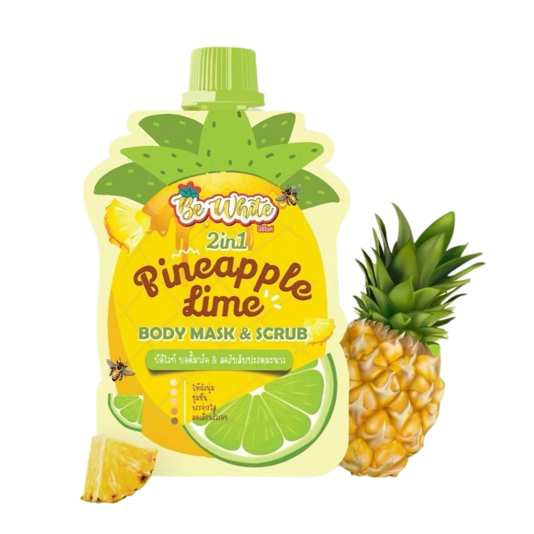 Be White Pineapple Lime Body Mask & Scrub