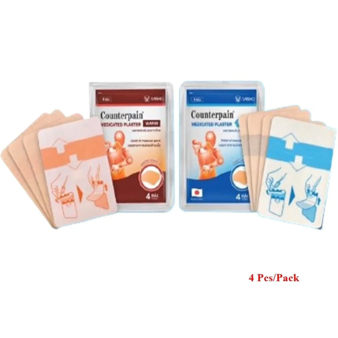 Counterpain Medicated Plaster – WARM & COOL Set