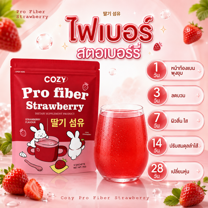 COZY Pro Fiber Strawberry