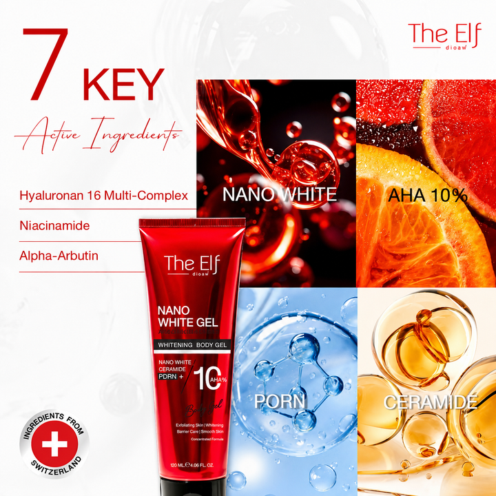 The Elf Nano White Gel AHA Concentrated Whitening Body Gel