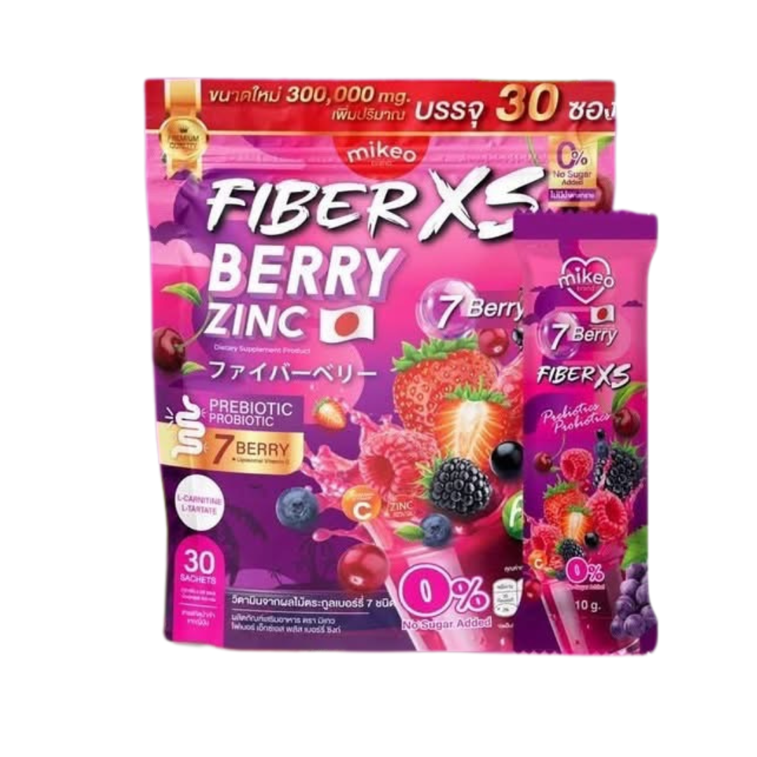 MIKEO Fiber XS Plus  Berry Zinc