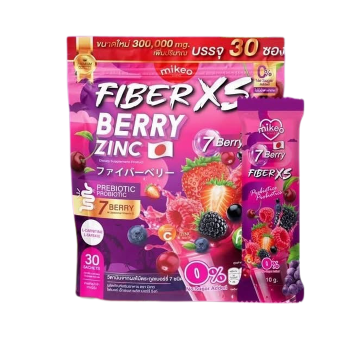 MIKEO Fiber XS Plus  Berry Zinc