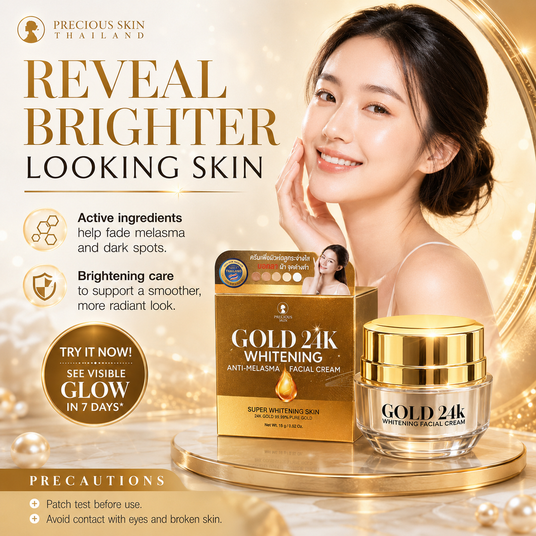 Precious Skin Gold 24K Whitening Anti-Melasma Facial Cream