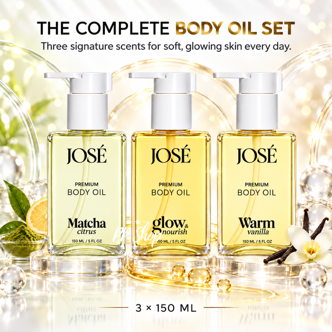 JOSE Premium Body Oil 3-Piece Set
