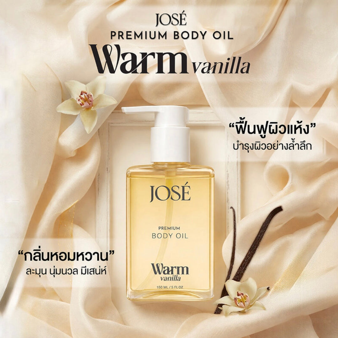 JOSE Premium Body Oil Warm Vanilla