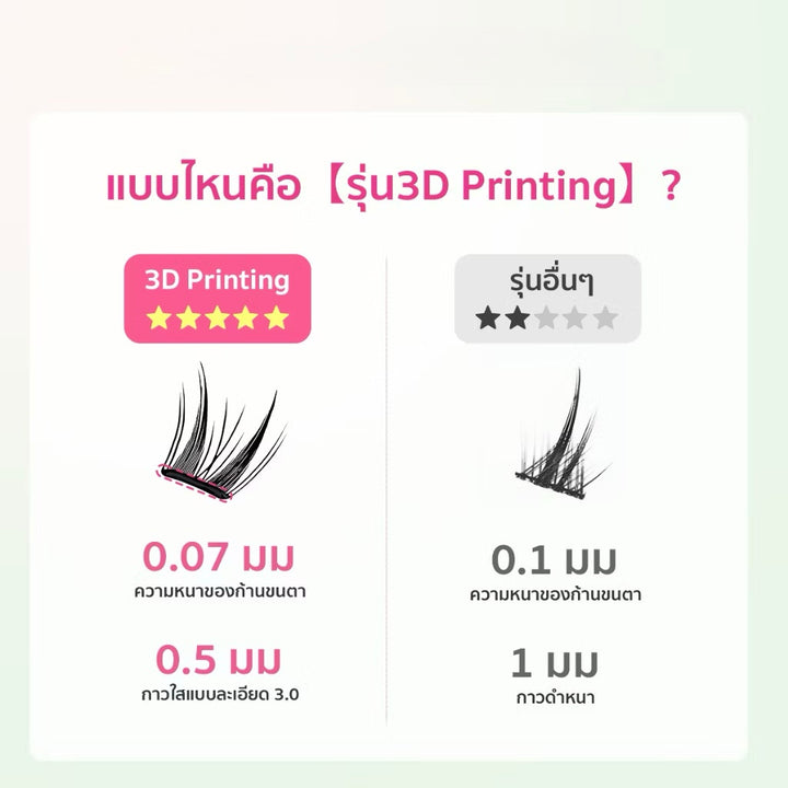 Kariooo 3D Self-Adhesive Lashes (0.03mm Ultra-Light)