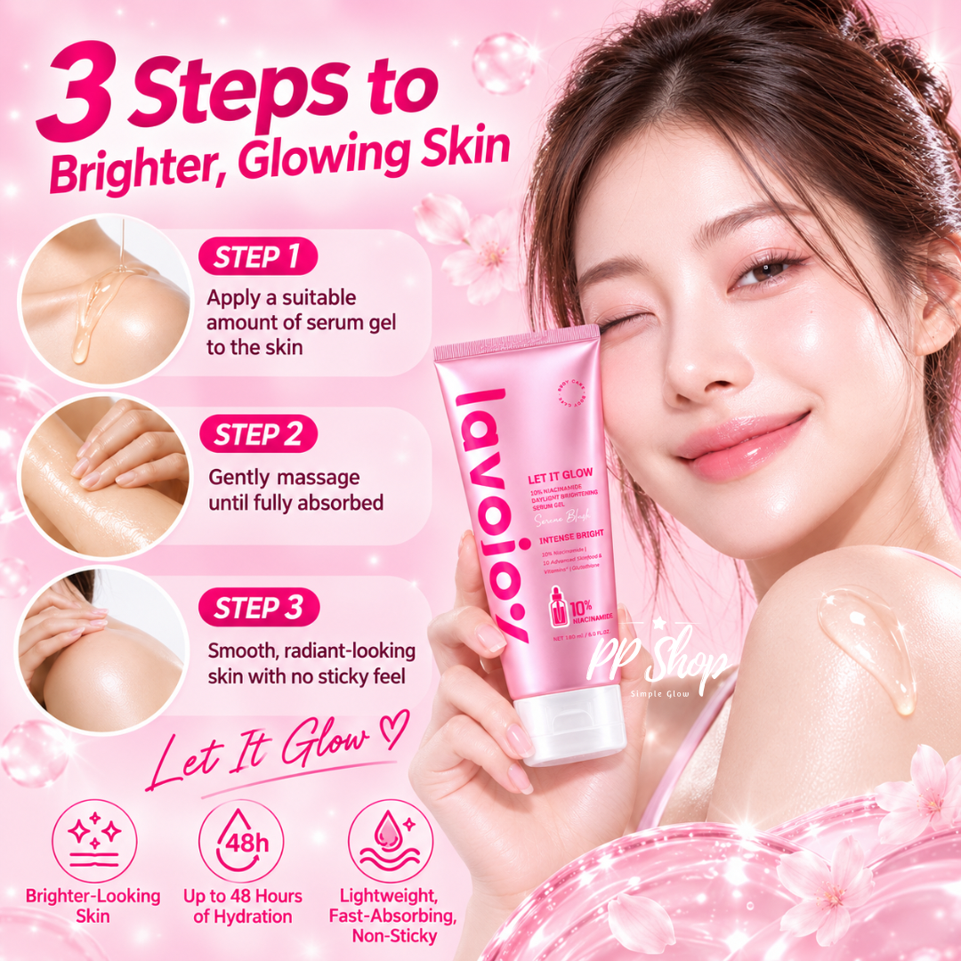 Lavojoy Let It Glow Body Serum & Underarm Care Set | Niacinamide Duo
