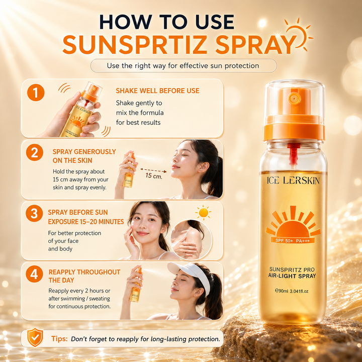 ICE LERSKIN Sunspritz Pro Air-Light Spray SPF50+ PA+++