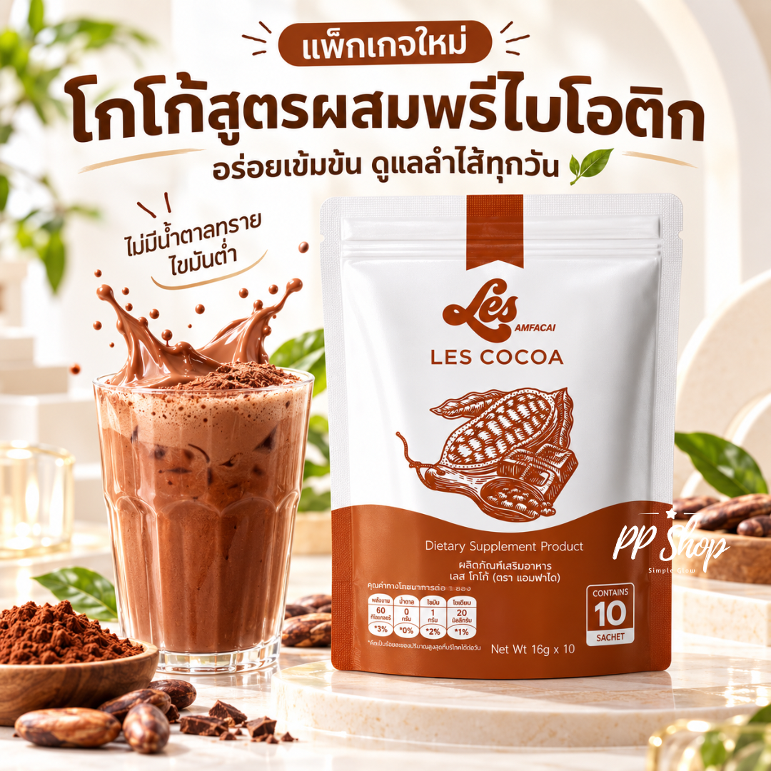 LES COCOA Prebiotic & Probiotic Cocoa Drink