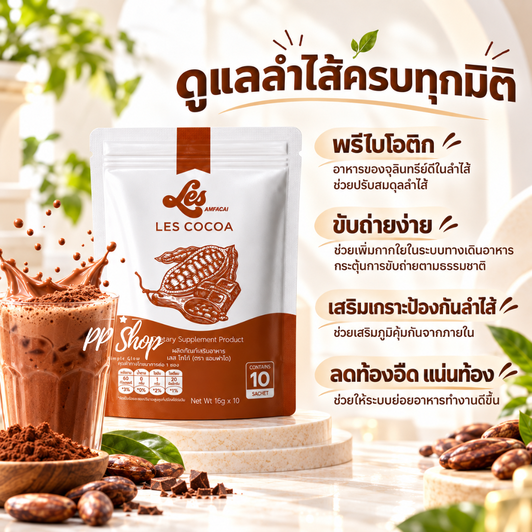 LES COCOA Prebiotic & Probiotic Cocoa Drink