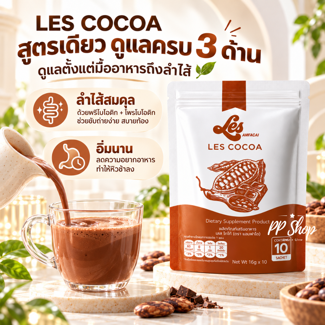 LES COCOA Prebiotic & Probiotic Cocoa Drink