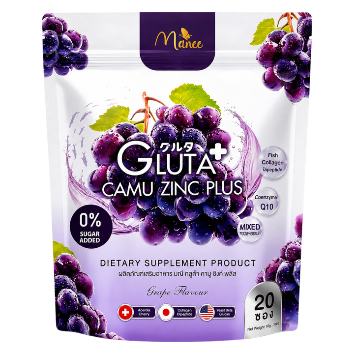 Manee Gluta Camu Zinc Plus Grape Flavour