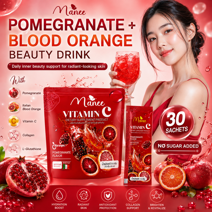 Manee Vitamin C Pomegranate Flavor