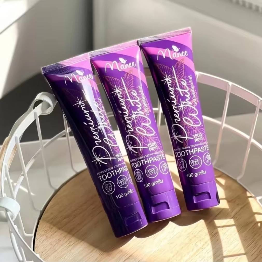 Manee Premium White Toothpaste / 3 Tubes