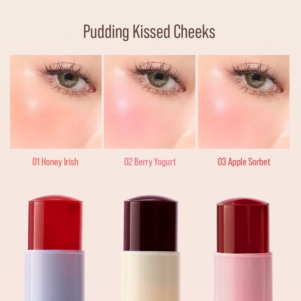 Merrezca Pudding Kissed Cheeks Blush Stick